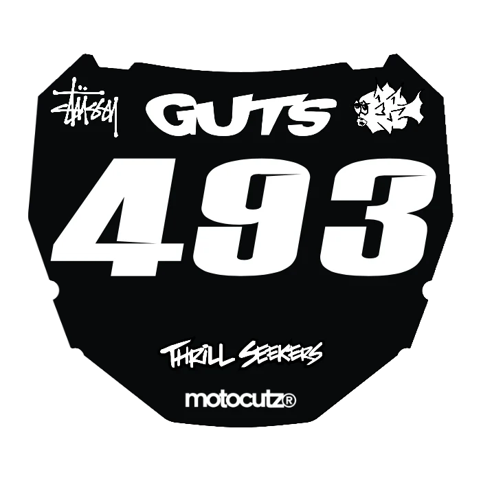 CUSTOM ODI NUMBER PLATE DECAL