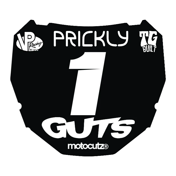 CUSTOM ODI NUMBER PLATE DECAL