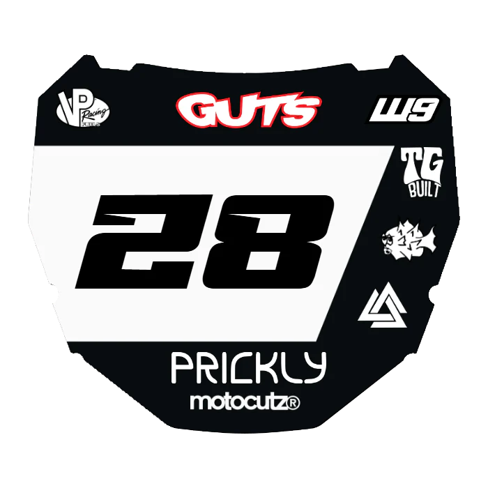 CUSTOM ODI NUMBER PLATE DECAL