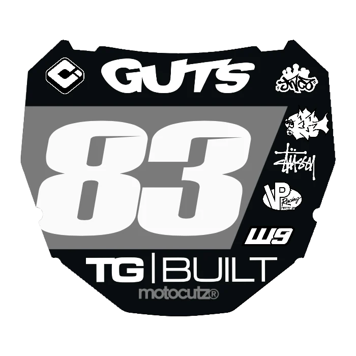CUSTOM ODI NUMBER PLATE DECAL