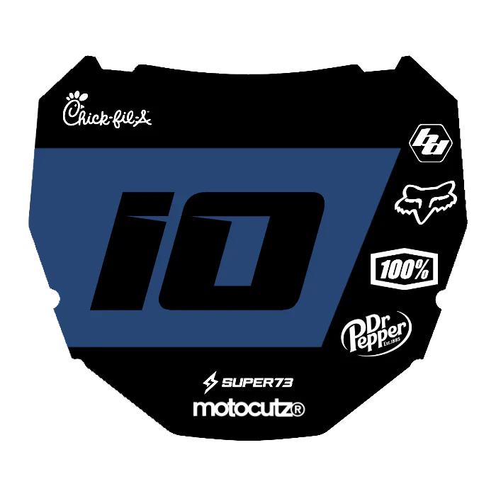 CUSTOM ODI NUMBER PLATE DECAL