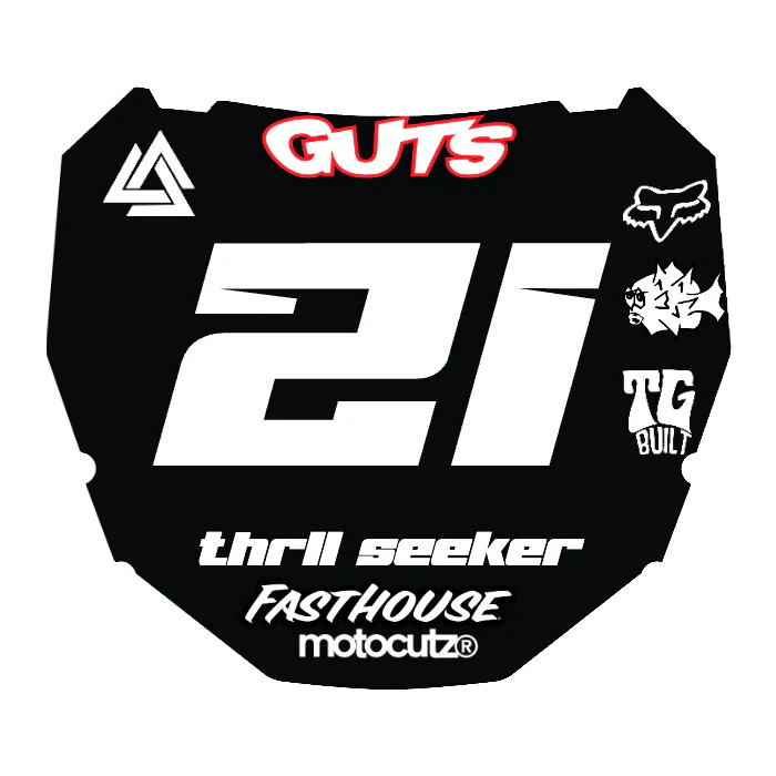 CUSTOM ODI NUMBER PLATE DECAL