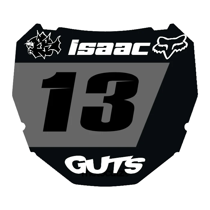 CUSTOM ODI NUMBER PLATE DECAL