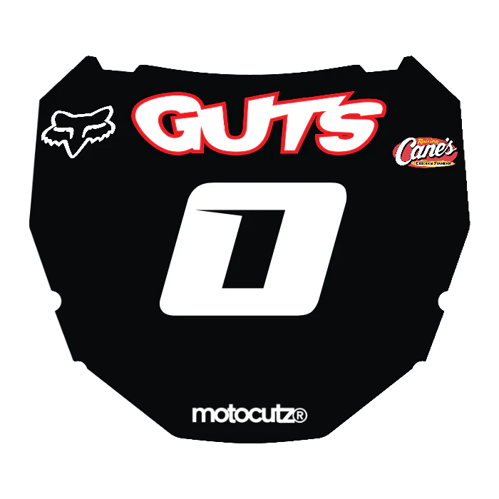 CUSTOM ODI NUMBER PLATE DECAL