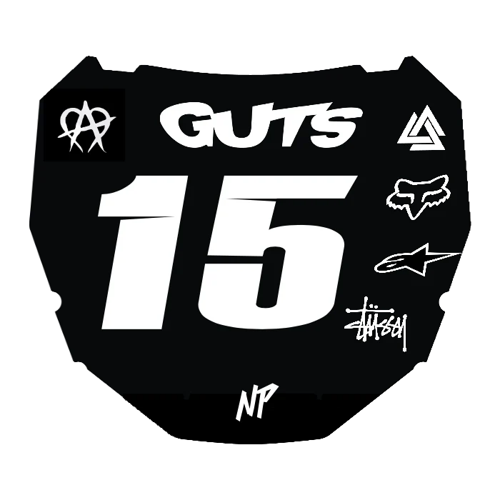 CUSTOM ODI NUMBER PLATE DECAL