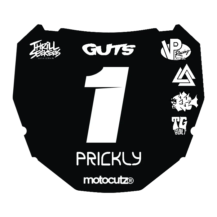 CUSTOM ODI NUMBER PLATE DECAL