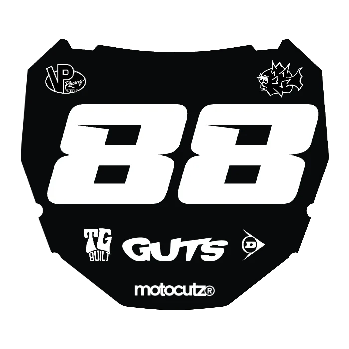 CUSTOM ODI NUMBER PLATE DECAL