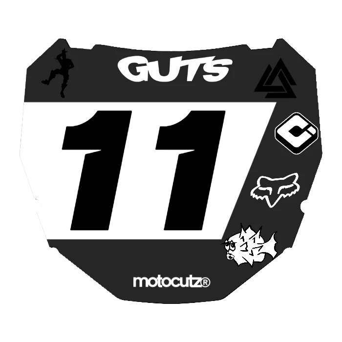 CUSTOM ODI NUMBER PLATE DECAL