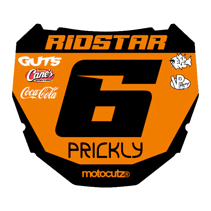 CUSTOM ODI NUMBER PLATE DECAL