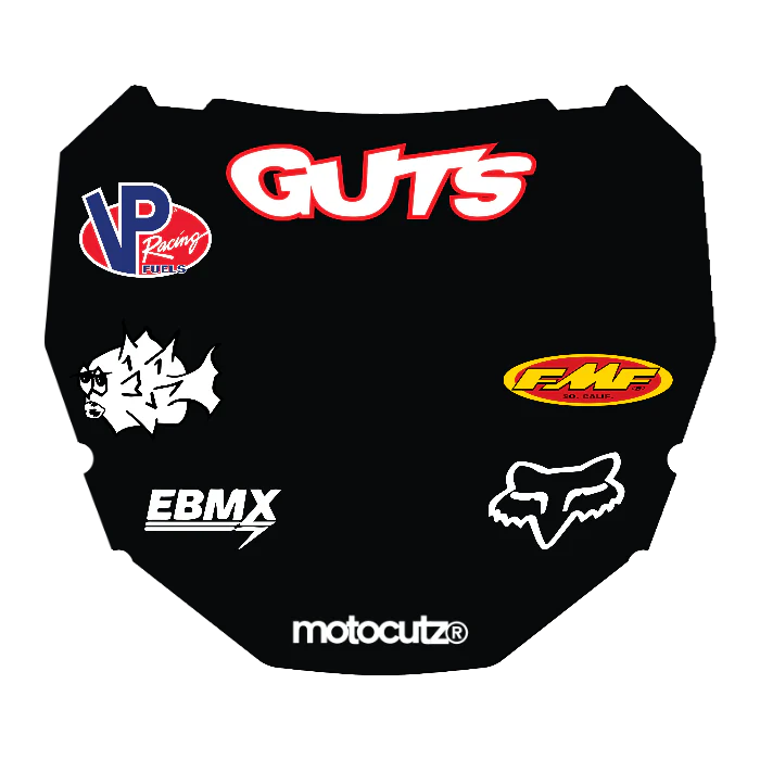 CUSTOM ODI NUMBER PLATE DECAL