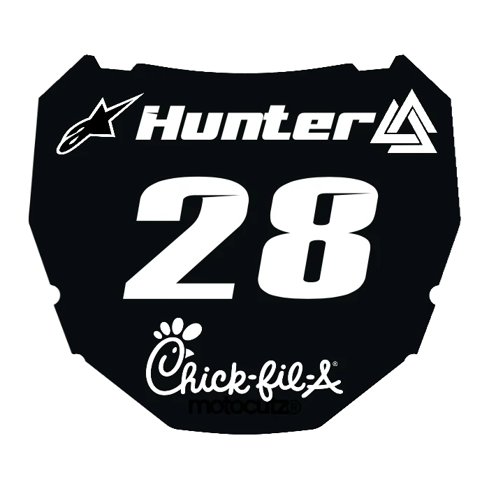 CUSTOM ODI NUMBER PLATE DECAL