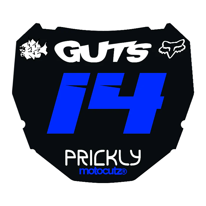 CUSTOM ODI NUMBER PLATE DECAL