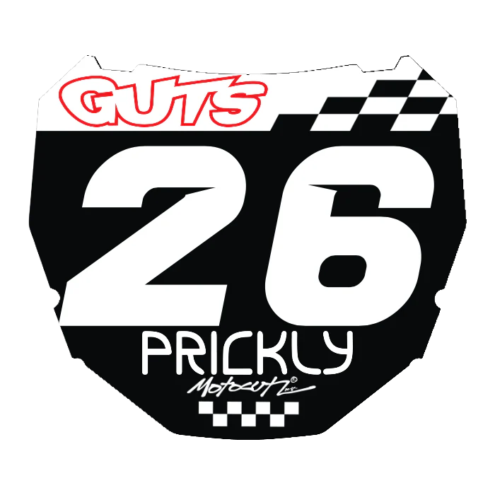 CUSTOM ODI NUMBER PLATE DECAL