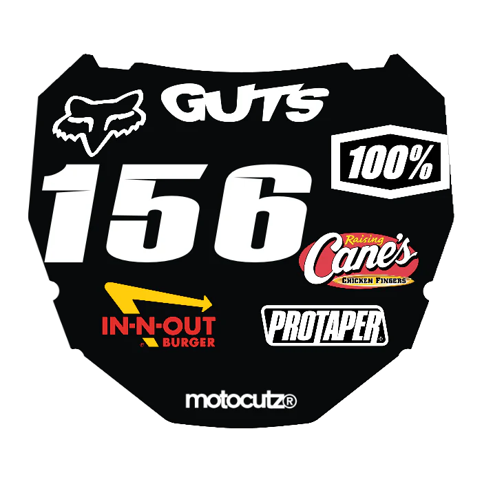 CUSTOM ODI NUMBER PLATE DECAL