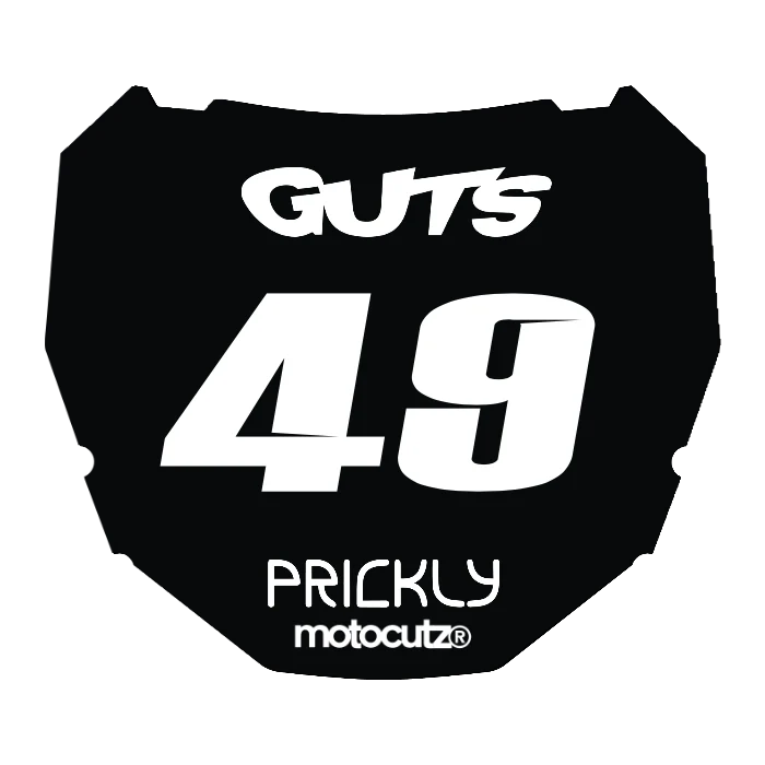 CUSTOM ODI NUMBER PLATE DECAL