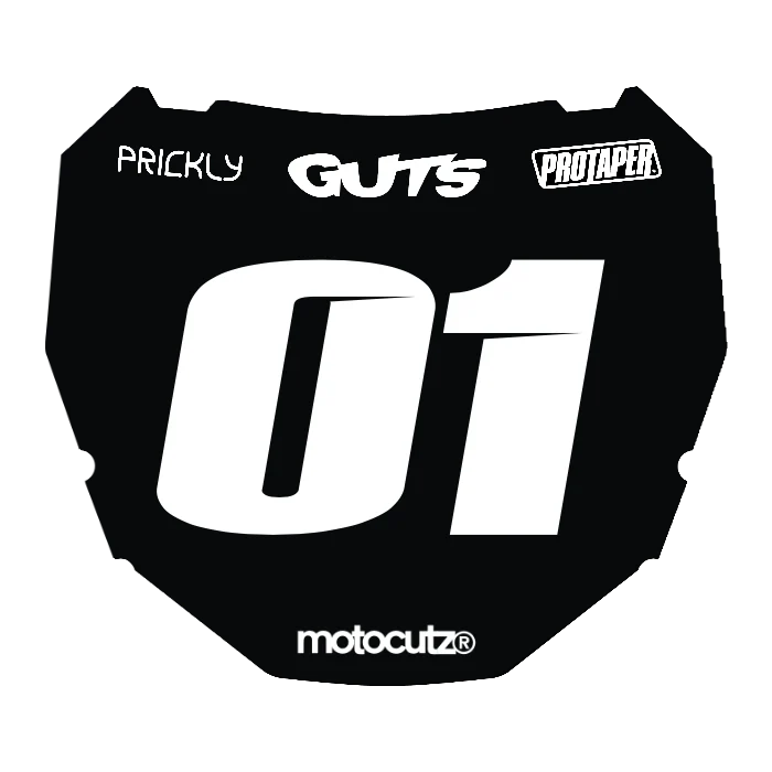 CUSTOM ODI NUMBER PLATE DECAL