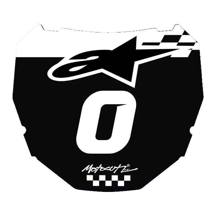 CUSTOM ODI NUMBER PLATE DECAL