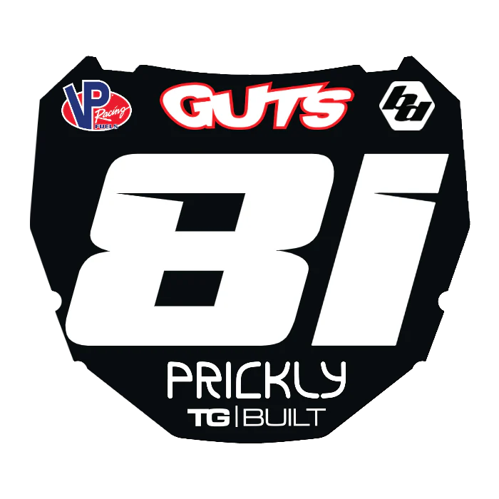 CUSTOM ODI NUMBER PLATE DECAL