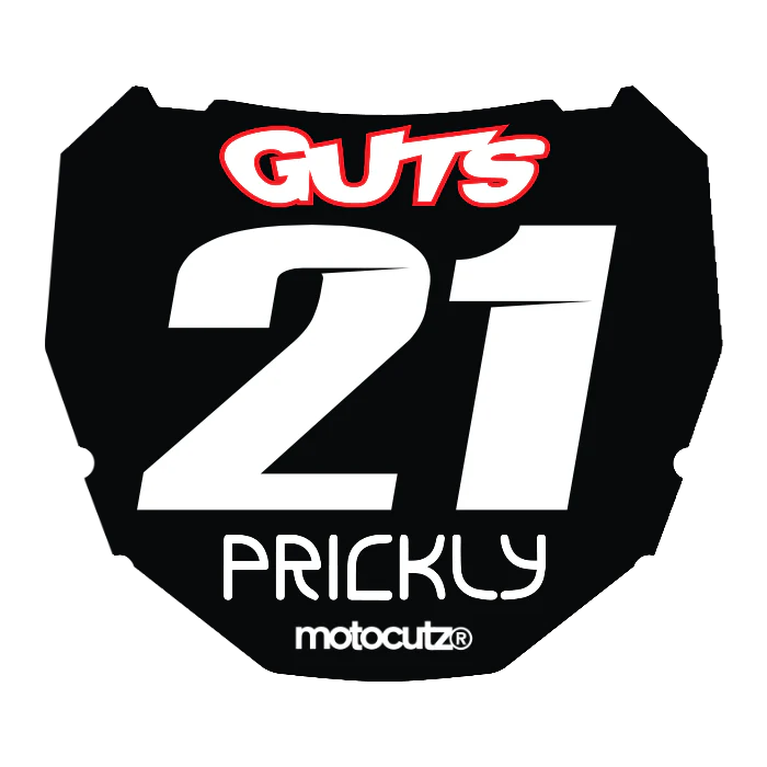 CUSTOM ODI NUMBER PLATE DECAL