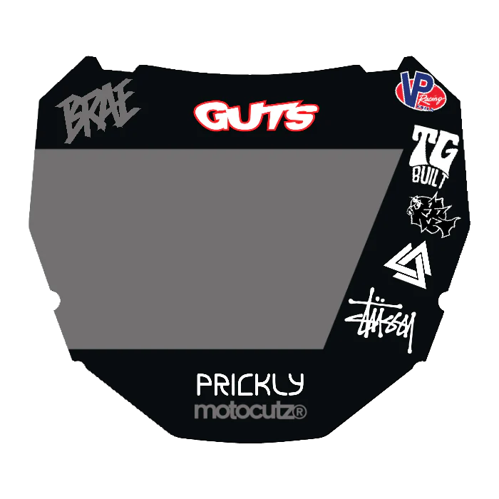 CUSTOM ODI NUMBER PLATE DECAL