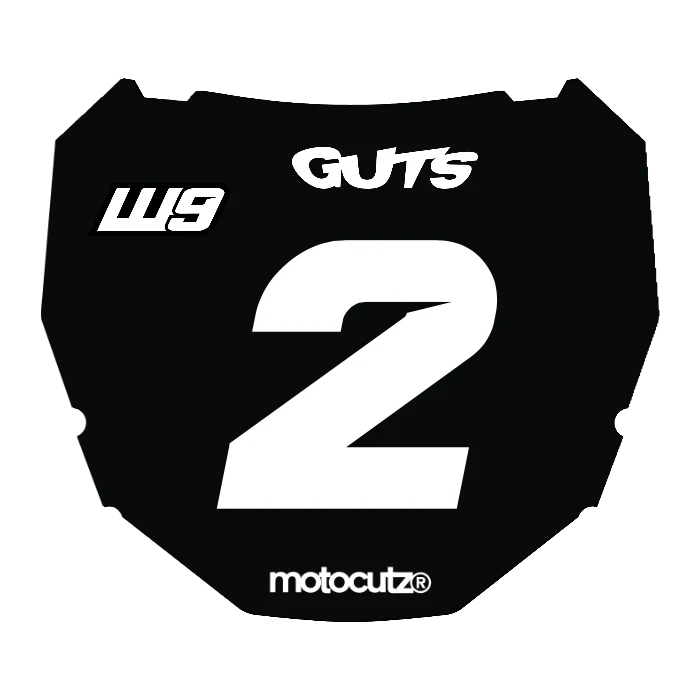 CUSTOM ODI NUMBER PLATE DECAL