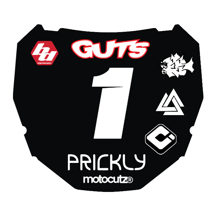 CUSTOM ODI NUMBER PLATE DECAL