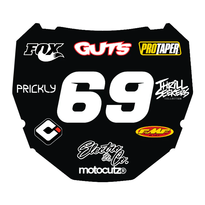 CUSTOM ODI NUMBER PLATE DECAL