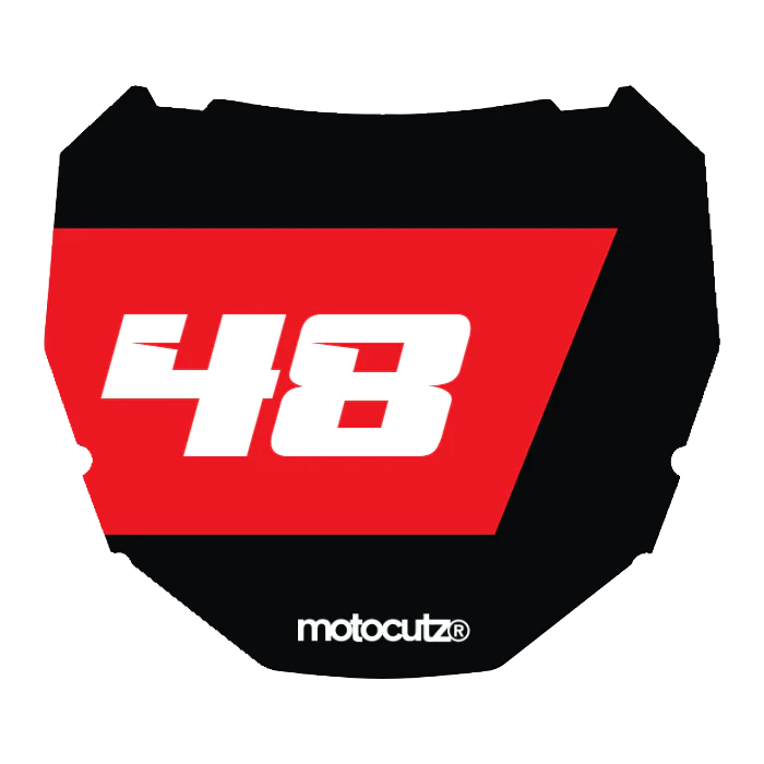 CUSTOM ODI NUMBER PLATE DECAL