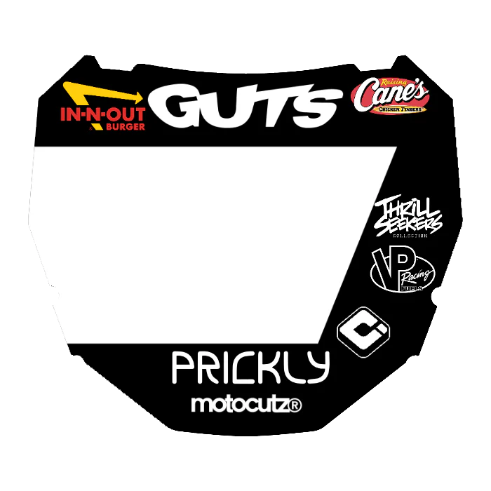 CUSTOM ODI NUMBER PLATE DECAL