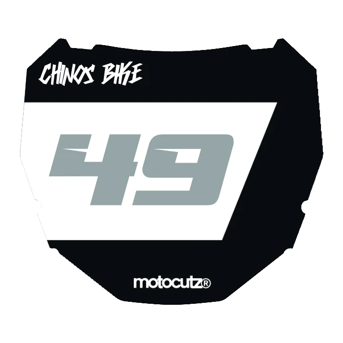 CUSTOM ODI NUMBER PLATE DECAL