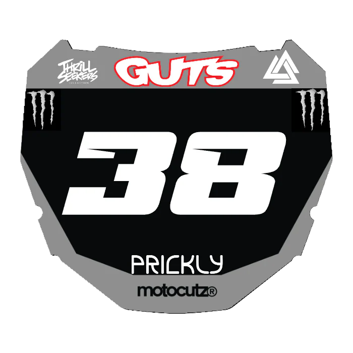 CUSTOM ODI NUMBER PLATE DECAL