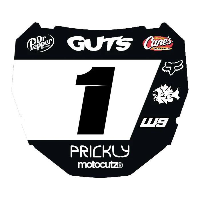 CUSTOM ODI NUMBER PLATE DECAL