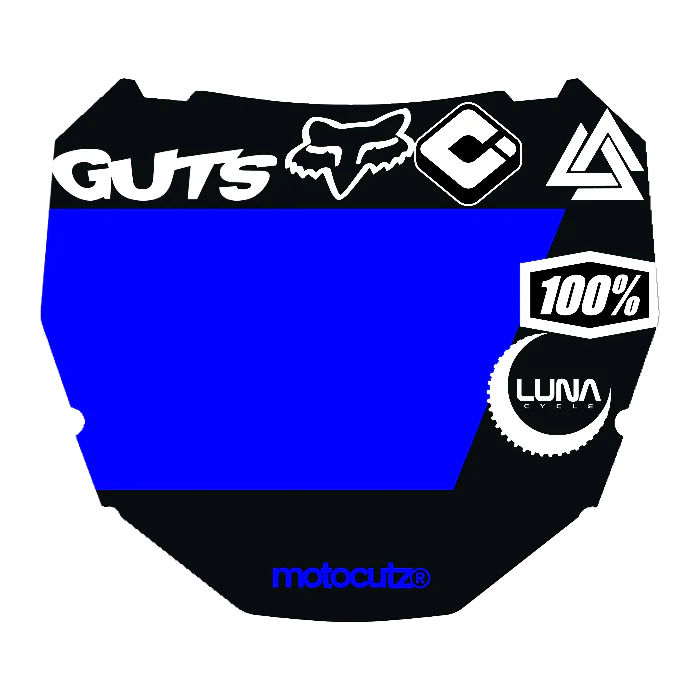 CUSTOM ODI NUMBER PLATE DECAL