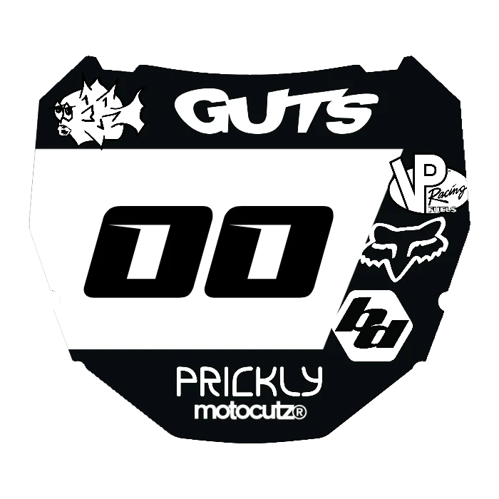 CUSTOM ODI NUMBER PLATE DECAL