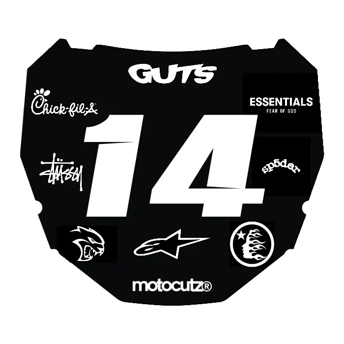 CUSTOM ODI NUMBER PLATE DECAL