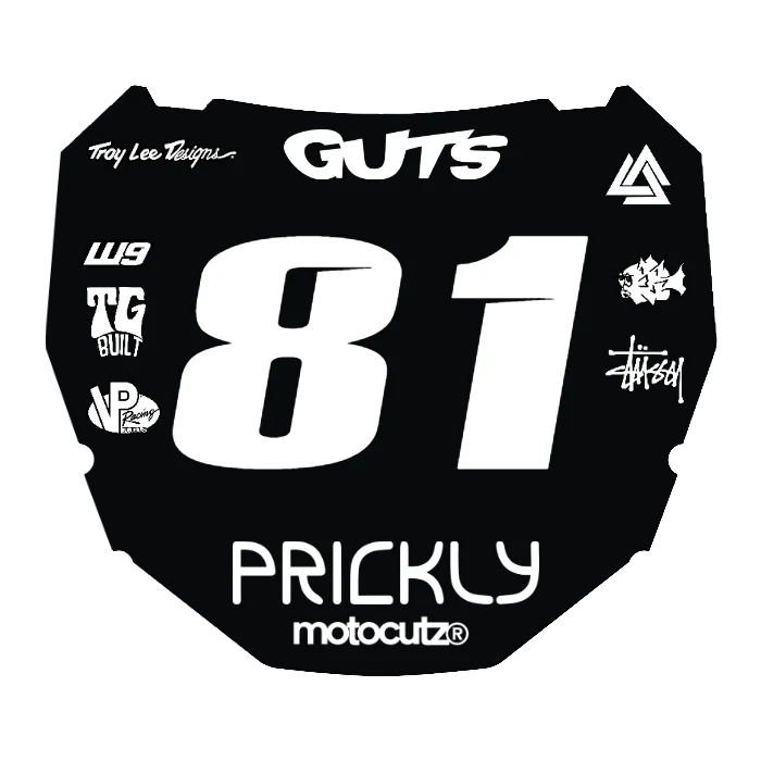 CUSTOM ODI NUMBER PLATE DECAL