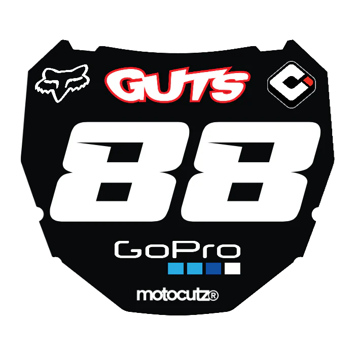 CUSTOM ODI NUMBER PLATE DECAL
