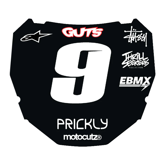 CUSTOM ODI NUMBER PLATE DECAL