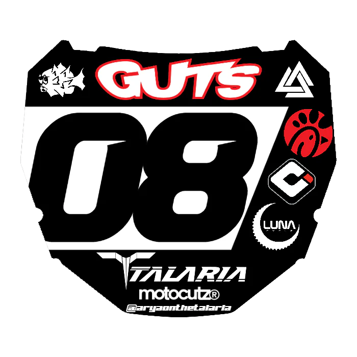 CUSTOM ODI NUMBER PLATE DECAL