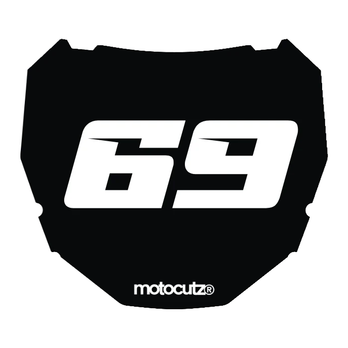 CUSTOM ODI NUMBER PLATE DECAL