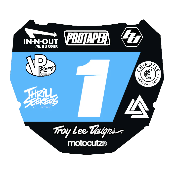 CUSTOM ODI NUMBER PLATE DECAL