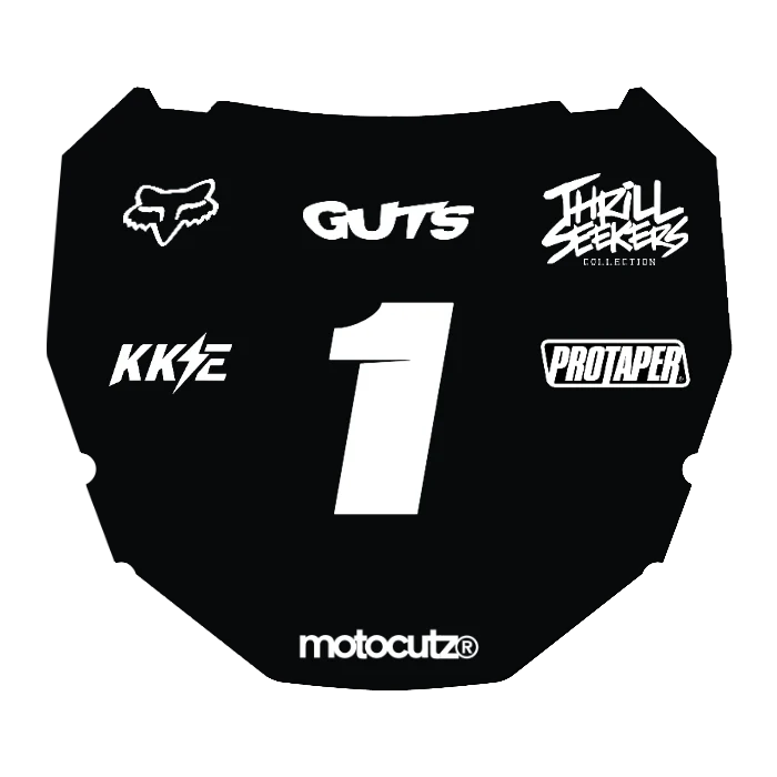 CUSTOM ODI NUMBER PLATE DECAL