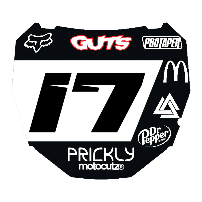 CUSTOM ODI NUMBER PLATE DECAL