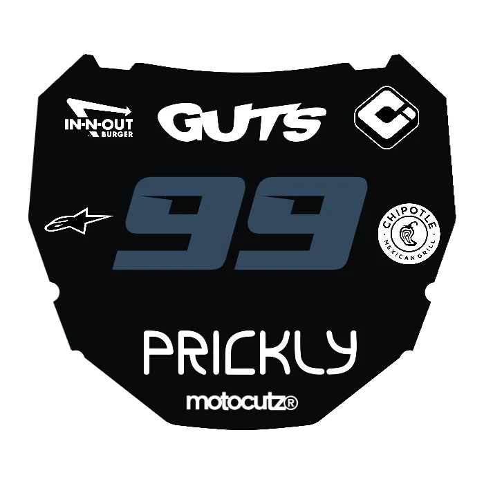 CUSTOM ODI NUMBER PLATE DECAL