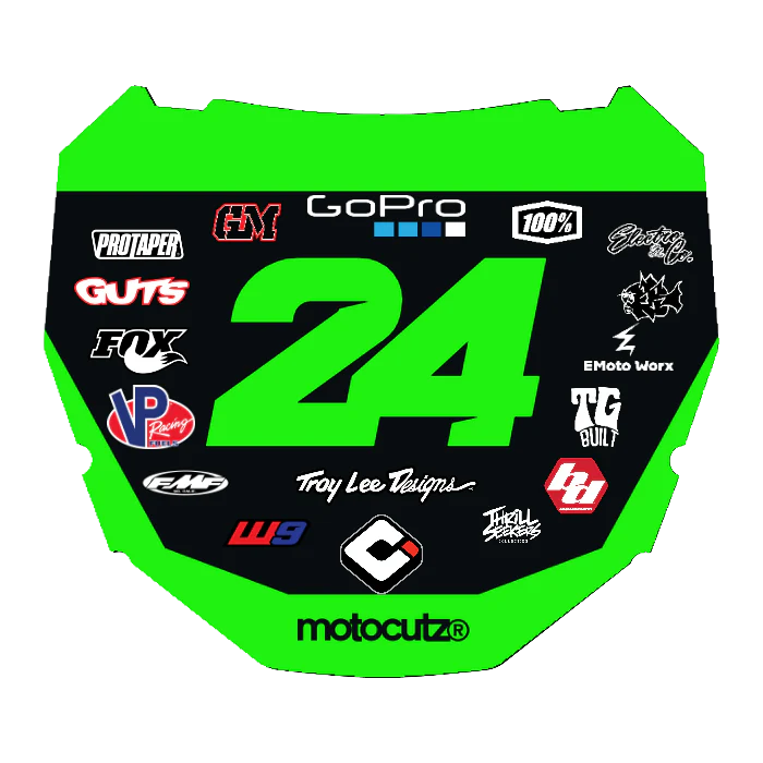 CUSTOM ODI NUMBER PLATE DECAL
