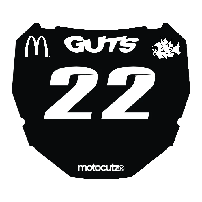 CUSTOM ODI NUMBER PLATE DECAL