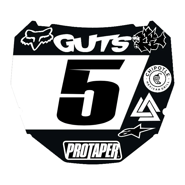 CUSTOM ODI NUMBER PLATE DECAL