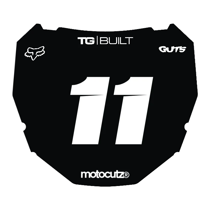 CUSTOM ODI NUMBER PLATE DECAL