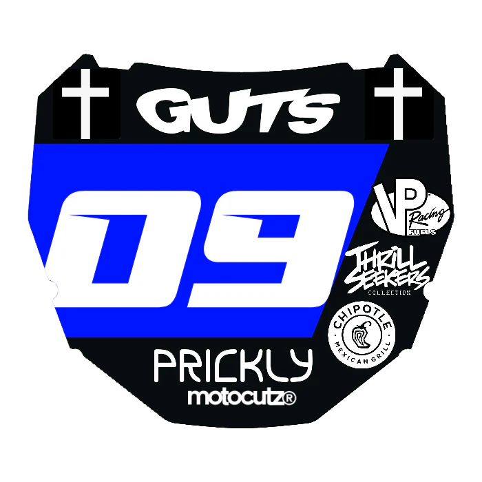 CUSTOM ODI NUMBER PLATE DECAL