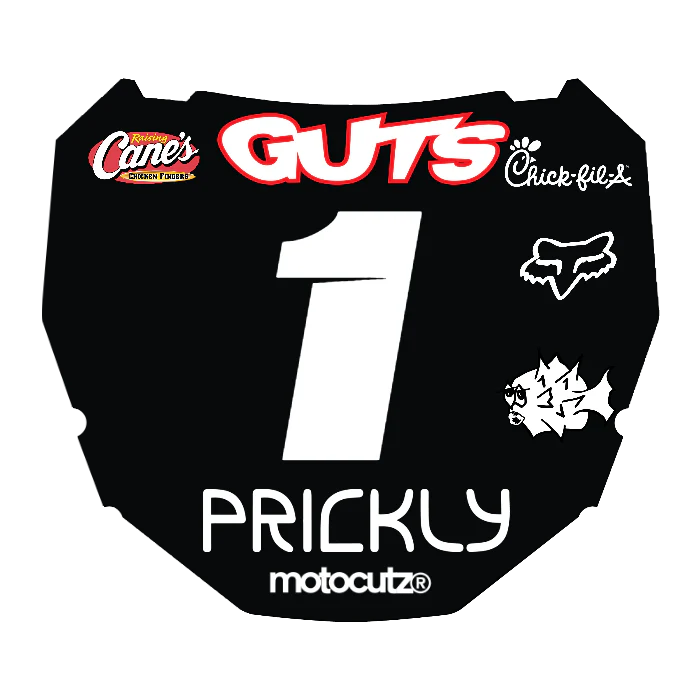 CUSTOM ODI NUMBER PLATE DECAL